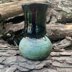 Raku vase