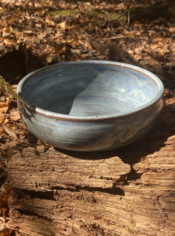 Blue rutile bowl